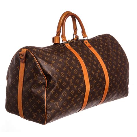 louis vuitton 55 keepall bandouliere duffle bag